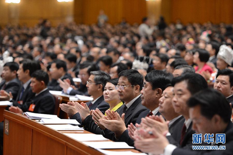 中国共产党第十八次全国代表大会会场.记者李学仁 摄