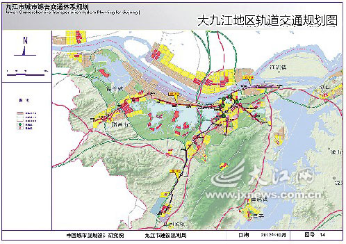 九江轻轨规划3条交通线路 总长116.7千米
