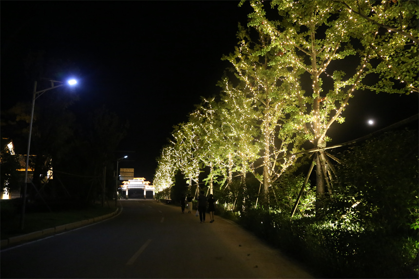 “夜间集市”点亮景区夜经济。