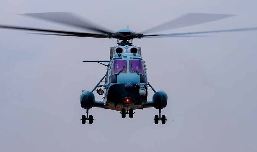 新年伊始，“昌飛造”直升機試飛展雄姿 湯向偉攝