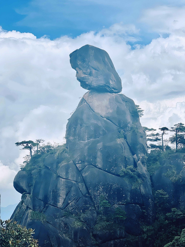 江西三清山美景。石林摄