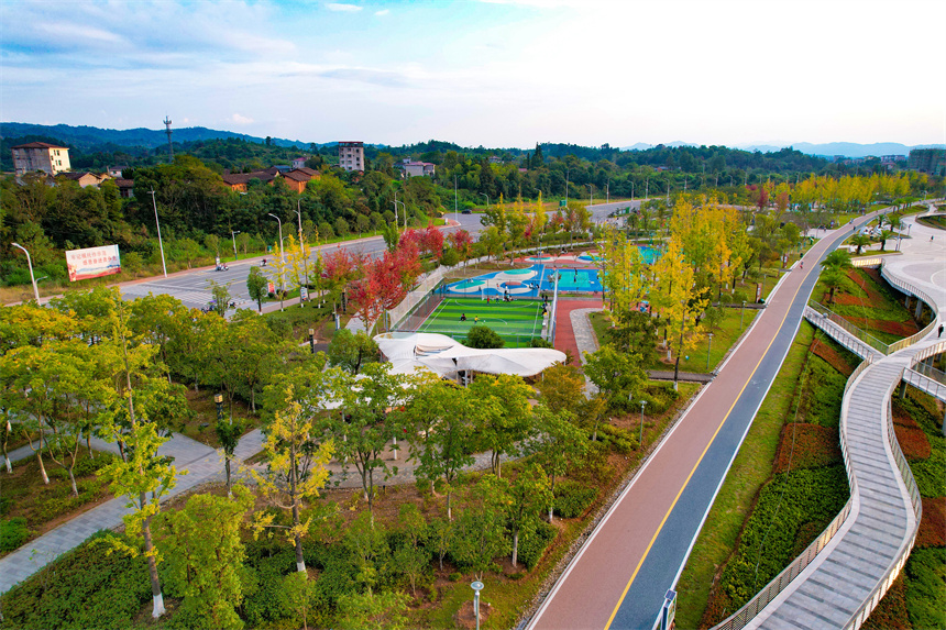 廣昌縣一處城市公園。危仁鵬攝