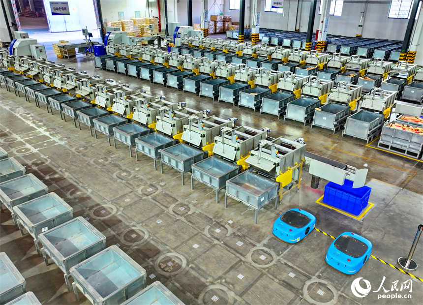 南康区智能制造共享备料中心厂房。人民网 朱海鹏摄