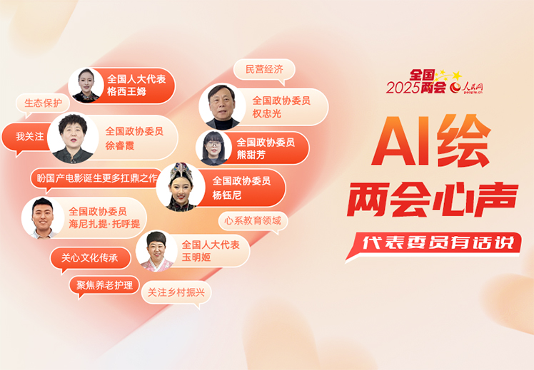 AI绘两会心声：听听代表委员关心啥