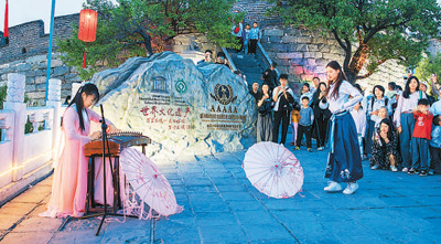 慕田峪长城夜游看点多