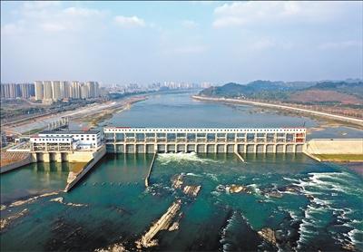 尖子山航电枢纽工程首台机组即将发电