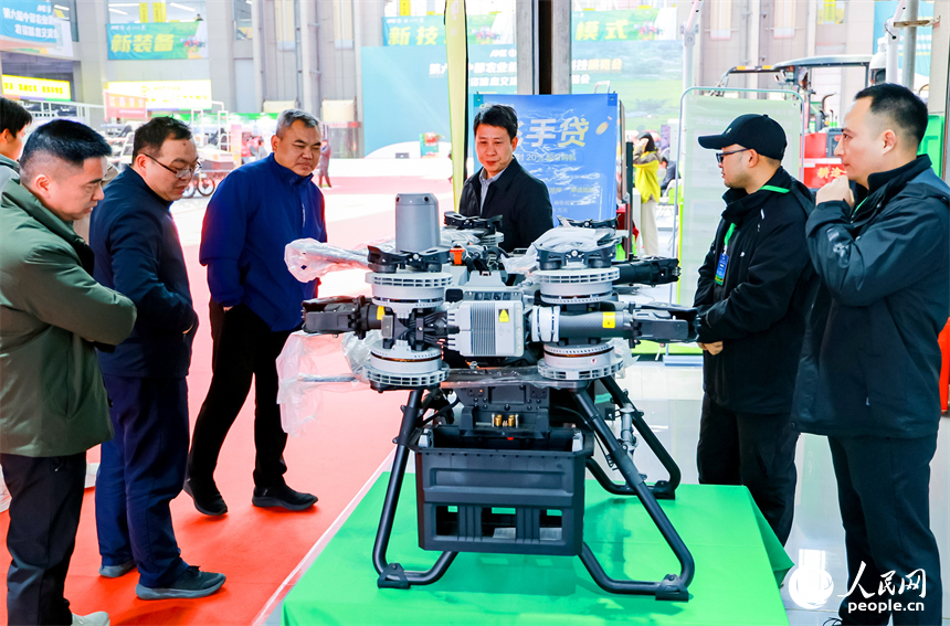 第六屆中部農業機械及農業科技展覽會現場。人民網記者 朱海鵬攝