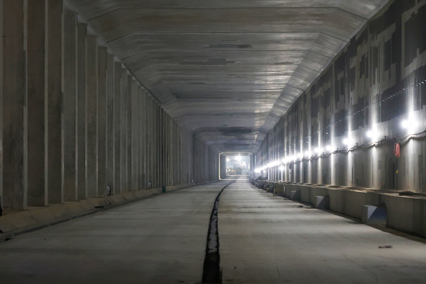 2号隧道内部结构。叶深文摄