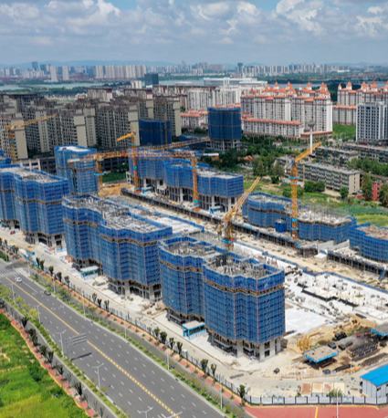 江西南昌：改造城中村 安置房建设忙