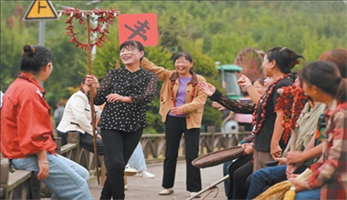 丰收喜悦