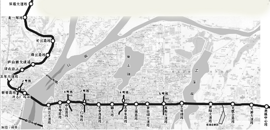 南昌地铁1号线一期工程24个站点具体位置确定